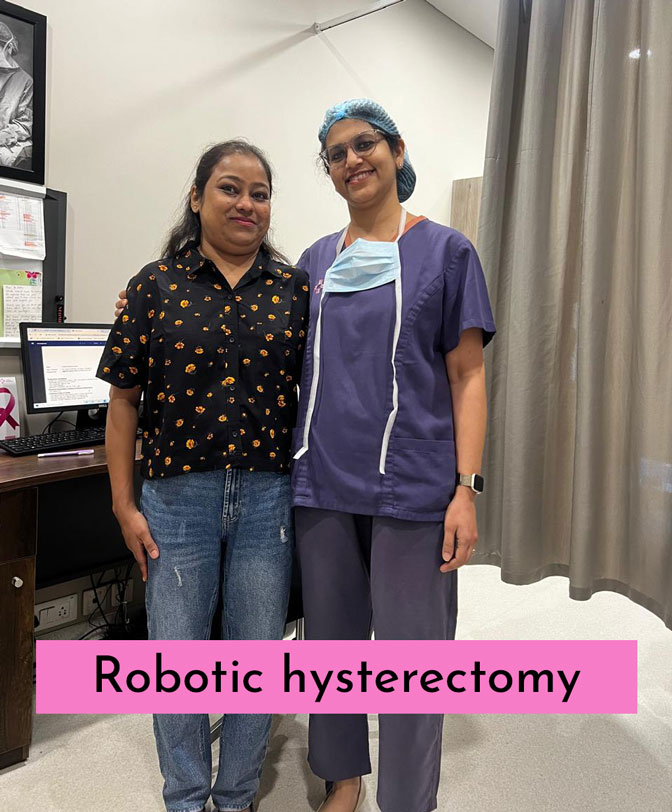 Robotic hysterectomy by Dr Astha Dayal